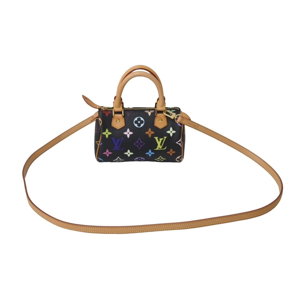 Louis Vuitton Speedy Takashi handbag black Murakami multicolor - Picture 2 of 9